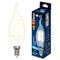 LED-CW35-6W/WW/E14/FR PLS02WH Лампа светодиодная. Форма "свеча на ветру", матовая. Серия Sky. Теплый белый свет. Картон. ТМ Uniel. UL-00000306 - фото 93846