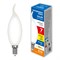 LED-CW35-7W/3000K/E14/FR/SLF Лампа светодиодная. Форма "свеча на ветру", матовая. Теплый белый свет (3000К). ТМ Volpe UL-00008338 - фото 93851