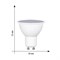 LED-JCDR-10W/WW/GU10/NR Лампа светодиодная. Форма "JCDR", матовая. Серия Norma. Теплый белый свет (3000K). Картон. ТМ Volpe UL-00003842 - фото 94164
