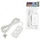 S-CU2-3 WHITE Удлинитель серии Ultra, шнур 3м., 2 гнезда, 10A, б/з. Белый. TM Uniel UL-00009977 - фото 94340