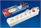 S-GSU5-3 WHITE Cетевой фильтр серии Universal, 3м (Пвс 3*0,75), 5 гнезд, с/з. 10А. Защита от перенапряжения, короткого замыкания. TM Uniel. UL-00001744 - фото 94425