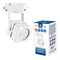 UBL-Q320 GU10 WHITE Светильник-прожектор трековый. Под лампу GU10. Корпус белый. ТМ Volpe UL-00007423 - фото 94500