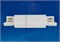 UBX-A12 WHITE 1 POLYBAG Соединитель для шинопроводов прямой внешний. Трехфазный. Цвет — белый. Упаковка — полиэтиленовый пакет. 09744 - фото 94518