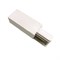 UBX-Q122 G01 WHITE 1 POLYBAG Ввод питания для шинопровода типа G. Однофазный. Белый. ТМ Volpe. UL-00006055 - фото 94575
