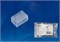 UCW-K14-CLEAR 025 POLYBAG Изолирующий зажим (заглушка) для светодиодной ленты 220В, 14-16х7мм, цвет прозрачный, 25 штук в пакете. TM Uniel UL-00000871 - фото 94639