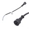 UCX-LC2/L52-0.25M/M7 DC24V BLACK Провод, 25см, для подключения линейных прожекторов 24V серии L52, L53 к контроллеру. Разъем "папа". TM Uniel UL-00009502 - фото 94682