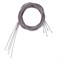 UFL-H05 SILVER 4x250 POLYBAG Комплект тросиков с ограничителями для подвесного монтажа, 4шт. по 250см, диаметр 1,5мм. Цвет серебристый. ТМ Uniel UL-00013977 - фото 94839