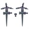 UGW-S10 R3/K GREY/OLIVE SET02 Распылитель садовый вращающийся, 3х лепестковый, с последовательным соединением. Цвет серый/оливковый. Набор из 2 шт. TM ФитоЛето UL-00013741 - фото 94929