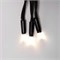 ULD-B3010-200/TBK WARM WHITE IP67 Бахрома светодиодная с эффектом мерцания, 3м. Соединяемая. 200 светодиодов. Теплый белый свет. Провод черный. TM Uniel. UL-00003934 - фото 95080