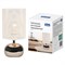 UML-B307 E14 SILVER/WHITE Светильник настольный декоративный под лампу Е14, 40W. Механический выключатель. Серебристый/Белый. ТМ Uniel UL-00012423 - фото 96407