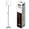 UML-T510 E27 BLACK/WHITE Торшер напольный под лампу Е27, 60W. Черный/Белый. ТМ Uniel UL-00010193 - фото 96426