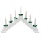 UDL-L7101-007/SWA/WW WHITE BRIDGE Фигура «Новогодняя горка», 39,5х30,5см. 7 миниламп накаливания. Теплый белый свет. Корпус белый. Материал пластик. TM Uniel UL-00007388 - фото 96690