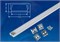 UFE-K02 SILVER/FROZEN 200 POLYBAG Накладной алюминиевый профиль с матовым рассеивателем, 200 см. 2 заглушки+4 крепежа в/к.. ТМ Uniel UL-00005027 - фото 96699