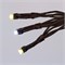 ULD-S1500-150/TBK WW-WH IP44 Гирлянда светодиодная с эффектом мерцания, 15м. Соединяемая. 150 светодиодов. Теплый белый и белый свет. Провод черный. ТМ Uniel UL-00014220 - фото 96785