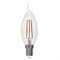 LED-CW35-9W/3000K/E14/CL/DIM GLA01TR Лампа светодиодная диммируемая. Форма "свеча на ветру", прозрачная. Серия Air. Теплый белый свет (3000K). Картон. ТМ Uniel. UL-00005189 - фото 96930