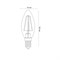 LED-C35-5W/WW/E14/CL/DIM GLA01TR Лампа светодиодная диммируемая. Форма "свеча", прозрачная. Серия Air. Теплый белый свет (3000K). Картон. ТМ Uniel UL-00002860 - фото 97074
