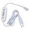 UST-E33 WHITE 2M Таймер с вилкой и разъемом L,N,G для фито светильника, 220В. 150Вт. Провод 2 метра. ТМ Uniel UL-00006493 - фото 97380