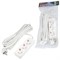 S-GCU3-7 WHITE Удлинитель серии Ultra, шнур 7м., 3 гнезда, 16A, с/з. Белый. TM Uniel UL-00010003 - фото 97450