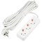 S-GCU3-7 WHITE Удлинитель серии Ultra, шнур 7м., 3 гнезда, 16A, с/з. Белый. TM Uniel UL-00010003 - фото 97451