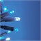 ULD-S1000-120/TBK BLUE-WHITE IP67 Гирлянда светодиодная с эффектом мерцания, 10м. Соединяемая. 120 светодиодов. Синий и белый свет. Провод черный. ТМ Uniel UL-00010895 - фото 97611