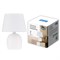 UML-B304 E14 WHITE Светильник настольный декоративный под лампу Е14, 40W. Механический выключатель. Белый. ТМ Uniel UL-00012431 - фото 97704