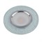 DLS-L208 GU5.3 CHROME/WHITE Светильник декоративный встраиваемый, серия Luciole. Без лампы. Доп.подсветка 3Вт. Металл, цвет хром. Отделка стекло белое с серебром. ТМ Fametto UL-00013091 - фото 97734