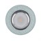 DLS-L208 GU5.3 CHROME/WHITE Светильник декоративный встраиваемый, серия Luciole. Без лампы. Доп.подсветка 3Вт. Металл, цвет хром. Отделка стекло белое с серебром. ТМ Fametto UL-00013091 - фото 97735