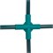 UGH-S33 L270 GREEN/GREEN Парник уличный, 270x90x90см. Металлическая труба в ПВХ, цвет зеленый. Тент из армированного полиэтилена 135г/м2, цвет сетки зеленый. TM ФитоЛето UL-00012744 - фото 97837