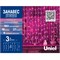 ULD-C3020-160/DTA PINK IP20 Занавес светодиодный, 3х2м. 160 светодиодов. Розовый свет. Провод прозрачный. TM Uniel UL-00010916 - фото 97886