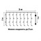 ULD-C3020-264/TTK BLUE IP44 Занавес светодиодный с эффектом мерцания, 3х2м. 264 светодиода. Синий свет. Провод прозрачный. TM Uniel UL-00010919 - фото 97904