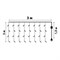 ULD-C3030-192/DTA WARM WHITE IP20 Занавес светодиодный, 3х3м. 192 светодиода. Теплый белый свет. Провод прозрачный. TM Uniel UL-00012096 - фото 97928