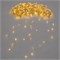 ULD-C3030-900/DTA/RC WW IP44 DEWDROP Занавес светодиодный "Капли росы", 3*3м. 900 светодиодов. Теплый белый свет. Провод прозрачный. ТМ Uniel UL-00014231 - фото 97942