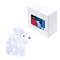 ULD-M2724-032/STA WHITE IP20 RABBIT Фигура светодиодная «Кролик», 33*26см, 32 светодиода. Белый свет. Провод прозрачный. TM Uniel 09561 - фото 98272