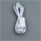 UCX-PT3/L10-300/B WHITE 1 STICKER Провод для подключения светильника ULI-P* к сети 220В. 300 см, 3 контакта, с кнопкой включения. Белый. ТМ Uniel UL-00009803 - фото 98413