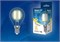 LED-G45-5W/WW/E14/CL/DIM GLA01TR Лампа светодиодная диммируемая. Форма "шар", прозрачная. Серия Air. Теплый белый свет (3000K). Картон. ТМ Uniel UL-00002866 - фото 98638