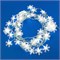 ULD-S0500-050/DTA WHITE IP20 SNOWFLAKES-2 Гирлянда светодиодная «Снежинки-2», 5м. 50 светодиодов. Белый свет. Провод прозрачный. ТМ Uniel UL-00007196 - фото 98745