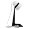 ULO-K22 D/E14/A BLACK/WHITE Светильник настольный, 40W. Цоколь E14. Механический выключатель. Черный с белым. ТМ Uniel UL-00009541 - фото 98831