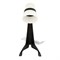 ULO-K22 D/E14/A BLACK/WHITE Светильник настольный, 40W. Цоколь E14. Механический выключатель. Черный с белым. ТМ Uniel UL-00009541 - фото 98832