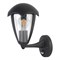 UUL-S81A 60W/E27 SENSOR IP54 BLACK Светильник  уличный, под лампу Е27, с датчиком движения. Архитектурный накладной. Корпус черный. TM Uniel. UL-00006813 - фото 98957