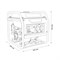 URF-P4500i Генератор бензиновый инверторный, на раме. Однофазный. Максимальная мощность 3,8Квт. Ручной стартер. TM Uniel UL-00012855 - фото 99272